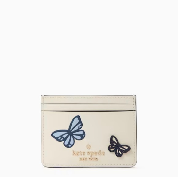 kate spade Accessories - Kate Spade Butterfly small slim card holder